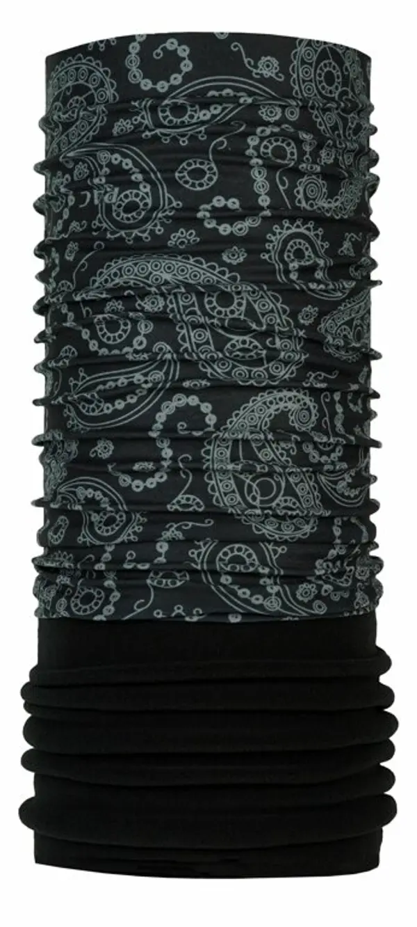PAC PAC RECYCLED FLEECE Paisley Black Neck Warmer