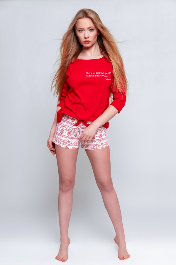 Sensis Pajamas greeting card red