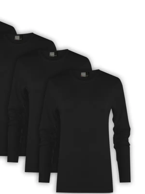Promodoro Paket od 5 ženskih majica dugih rukava s interlockom