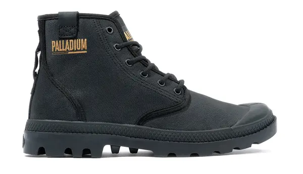 Palladium Palladium Pampa Hi obložene crne cipele s vezicama