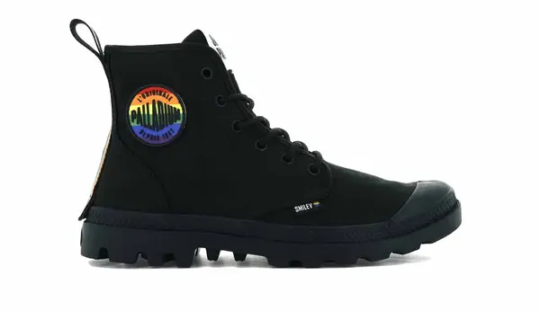 Palladium Palladium Pampa Smiley Pride tenisice crne boje
