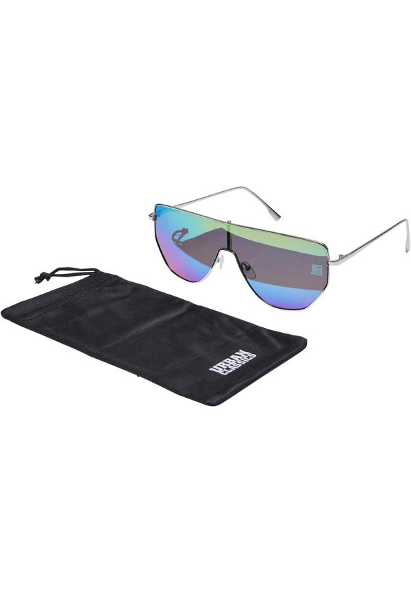 Urban Classics Palm Springs Sunglasses Silver/Rainbow