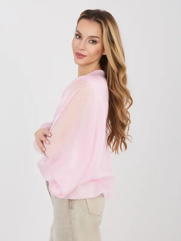 Italy Moda Pastelno ružičasta bluza s 3/4 rukavima
