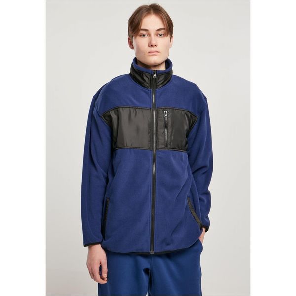 Urban Classics Patched spaceblue microfleece jacket