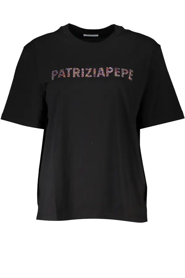 Patrizia Pepe Patrizia Pepe crna majica kratkih rukava
