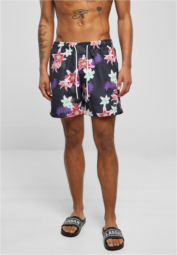 UC Men Patterned swimsuit shorts dark jungle aop