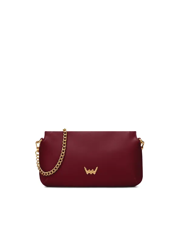 VUCH Penelope clutch torbica bordo crvena