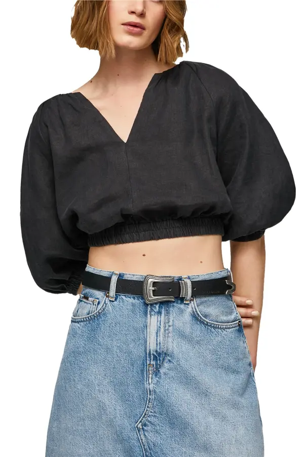 Pepe Jeans Pepe Jeans crna majica kratkih rukava