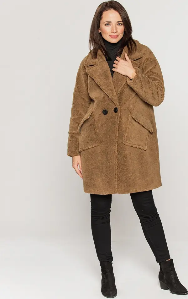 PERSO PERSO Woman's Original women's coat oversize "bear" reglan
