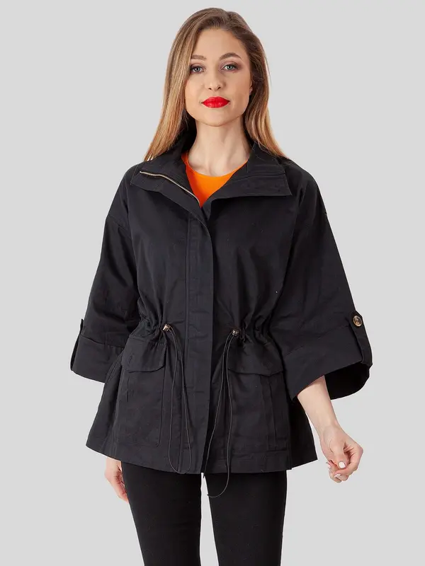 PERSO PERSO Woman's Women's cotton jacket with wide sleeves