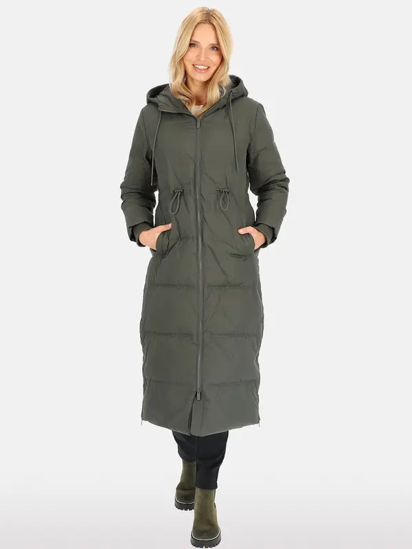 PERSO PERSO Woman's Women's long real down jacket with a zipper ,  color