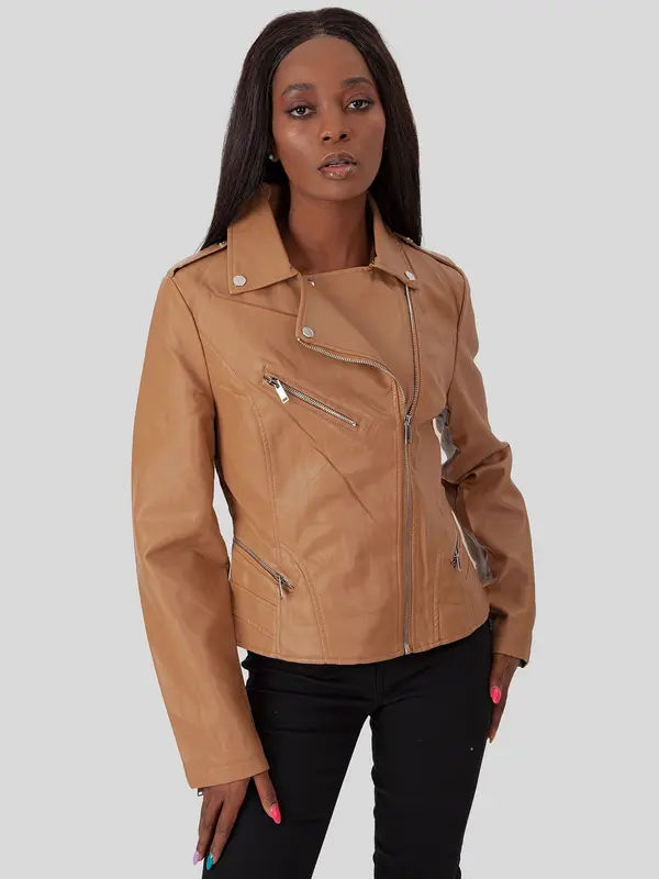 PERSO PERSO Woman's Women's Ramones jacket with a zipper
