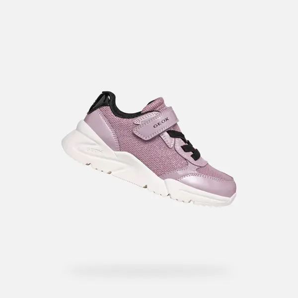 GEOX Pink Girls' Geox Loftus Sneakers - Girls