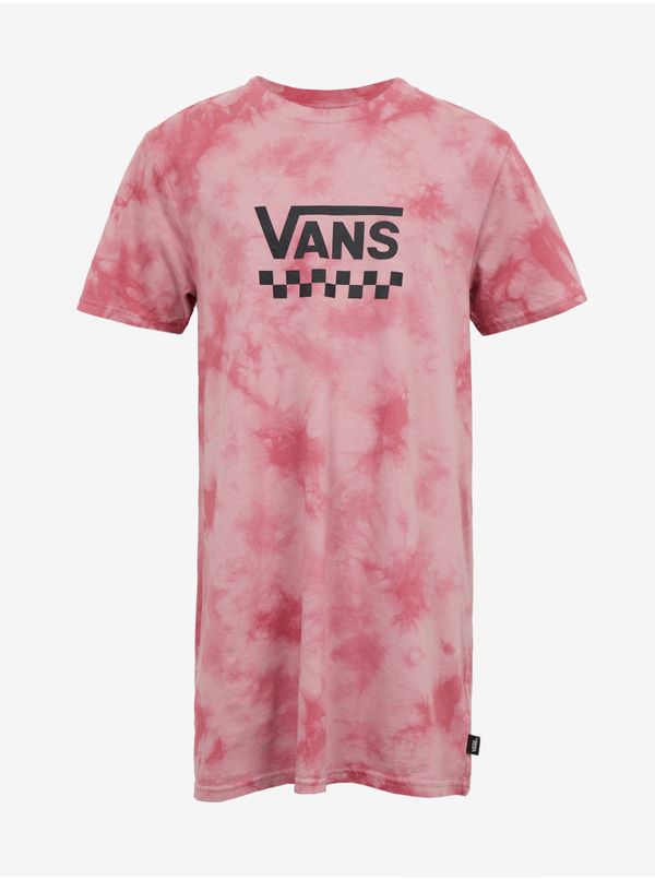 Vans Pink girl's tie-dye dress VANS Cloud Wash - Girls