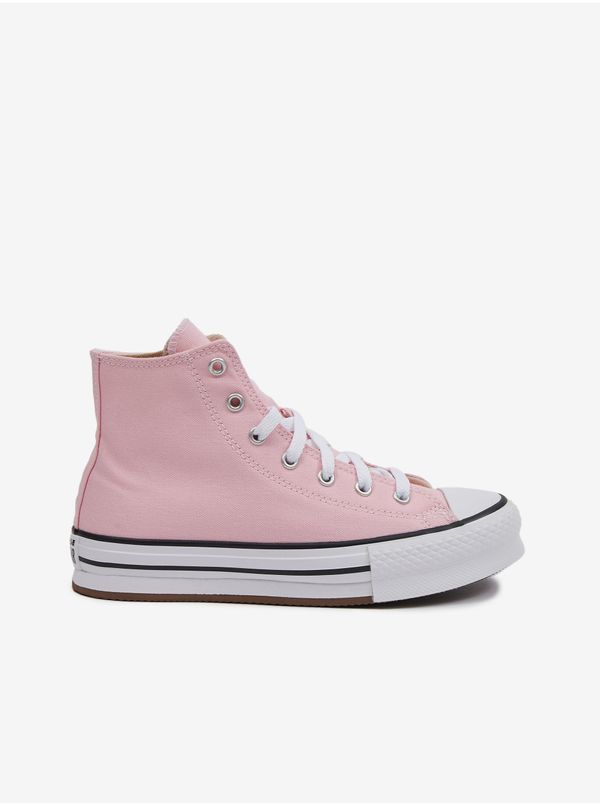 Converse Pink Girly Ankle Sneakers Converse Chuck Taylor All Star Se - Girls