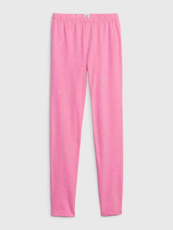 GAP Pink Girly Glitter Leggings GAP