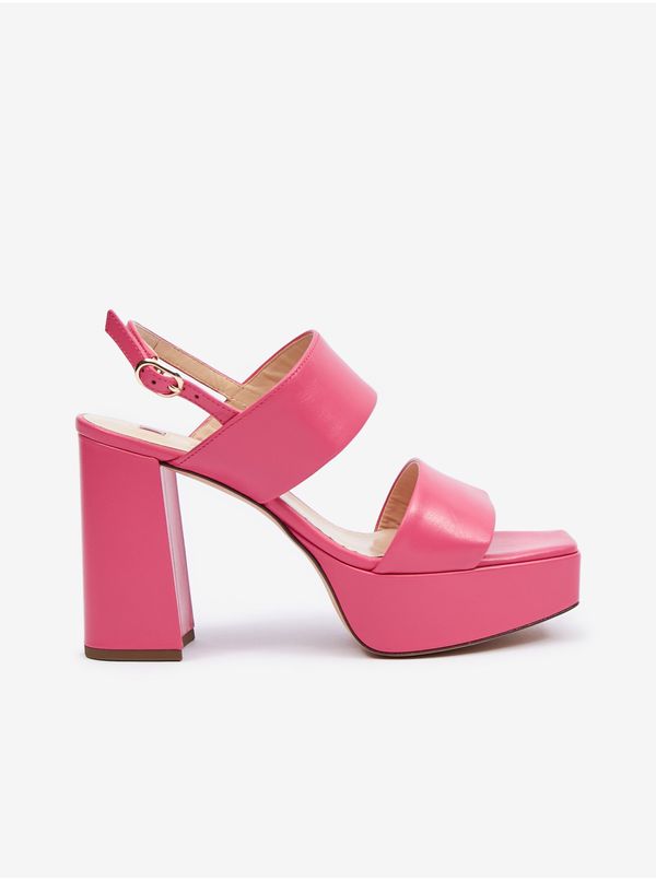 Högl Pink Women's Leather High Heel Sandals Högl Cindy - Women