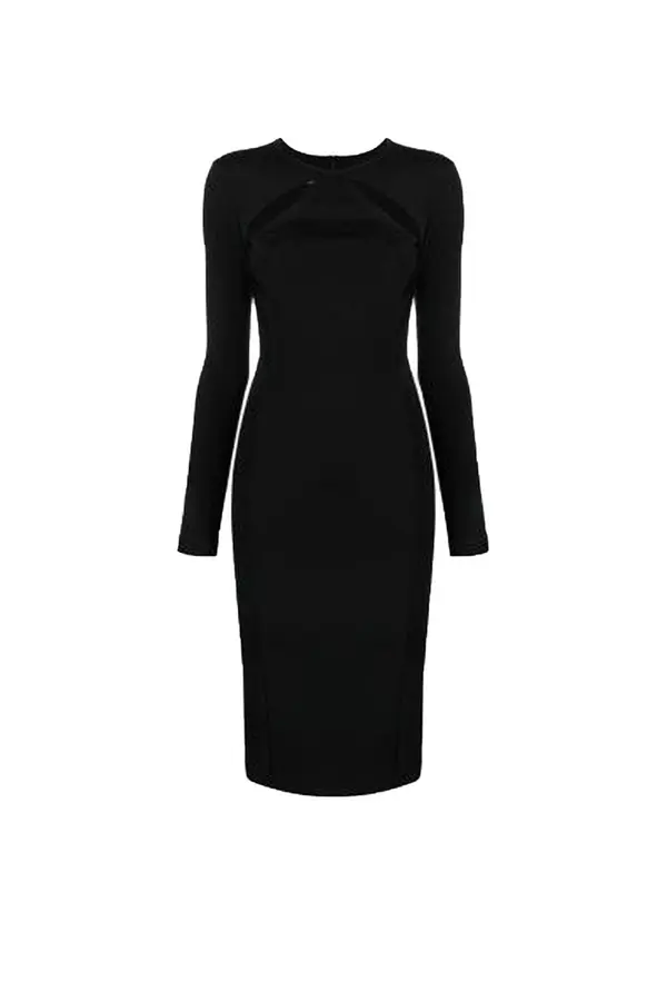 Pinko Pinko crna midi haljina