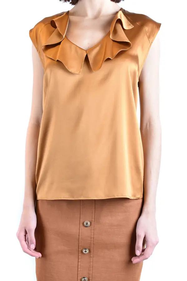 Pinko Pinko satenska bluza bez rukava