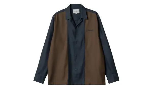 Carhartt Wip Plava košulja Carhartt WIP L/S Delaney Mizar