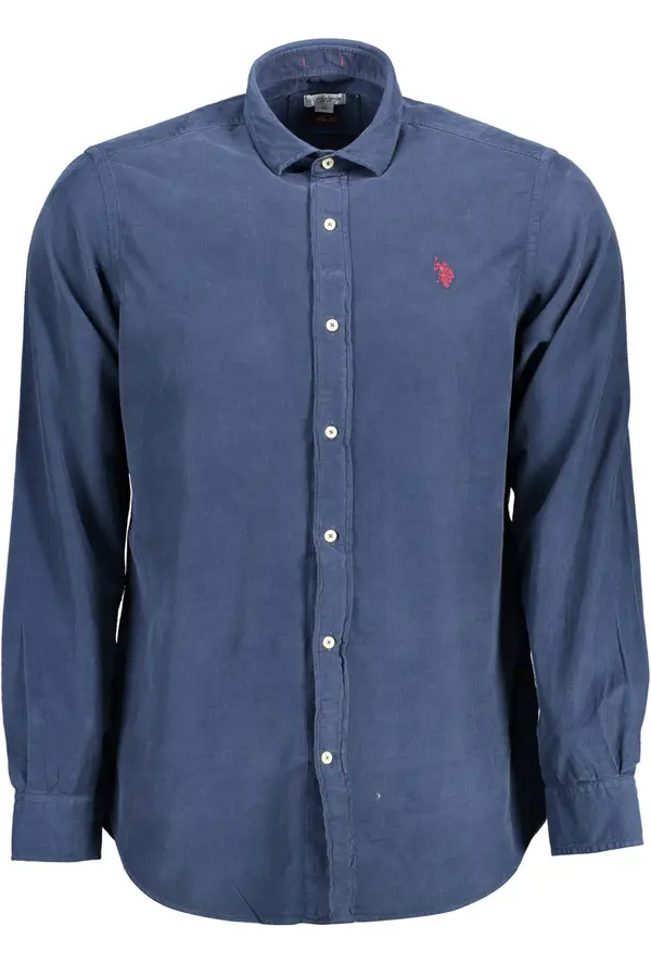 U.S. Polo Assn. Plava muška US Polo košulja dugih rukava