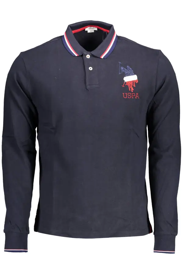 U.S. Polo Assn. Plave muške polo majice dugih rukava