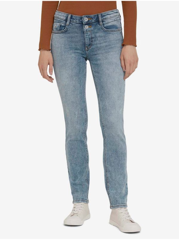 Tom Tailor Plave žene Slim Fit Traperice Tom Tailor Alexa Slim - Žene