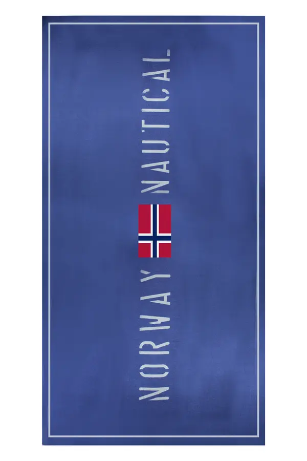NORWAY 1963 Plavi ručnik za plažu Norveška 1963.