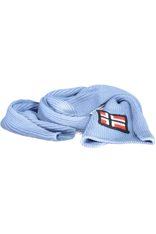NORWAY 1963 Plavi šal s norveškom zastavom