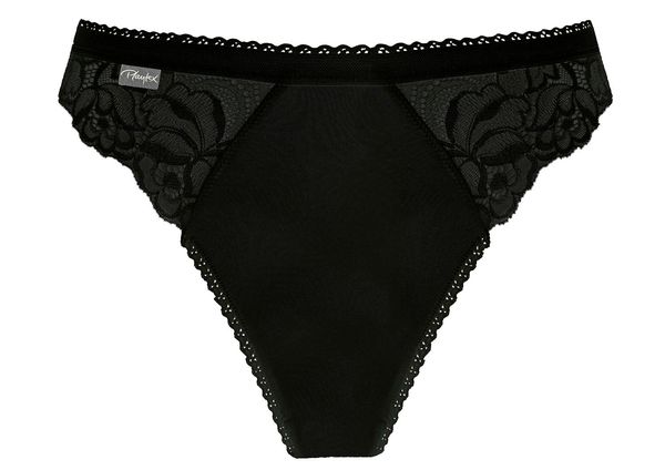 Playtex PLAYTEX COTTON FEMININE SLIP 2x - Women's panties - black