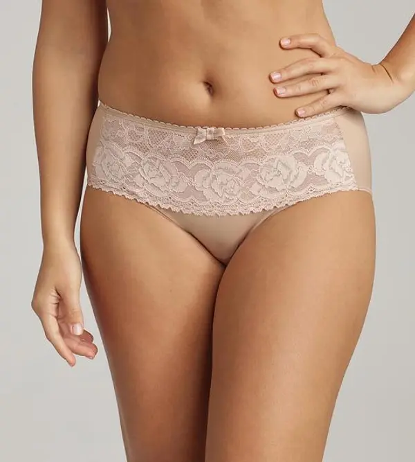 Playtex PLAYTEX RCS FLOWER ELEGANCE MIDI BRIEF - Women's lace panties - nude