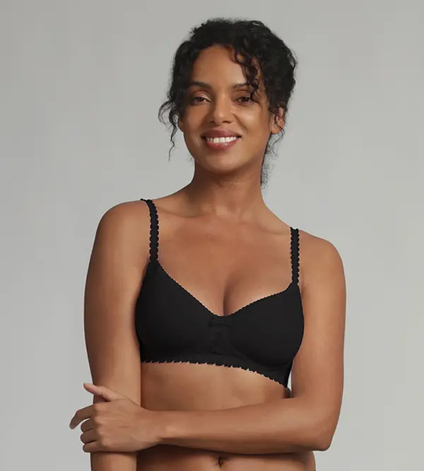 Playtex PLAYTEX WIREFREE PADDED BRA - Women's underwire bra - black