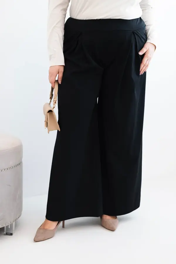 Kesi Włoski Plus size hlače širokih nogavica