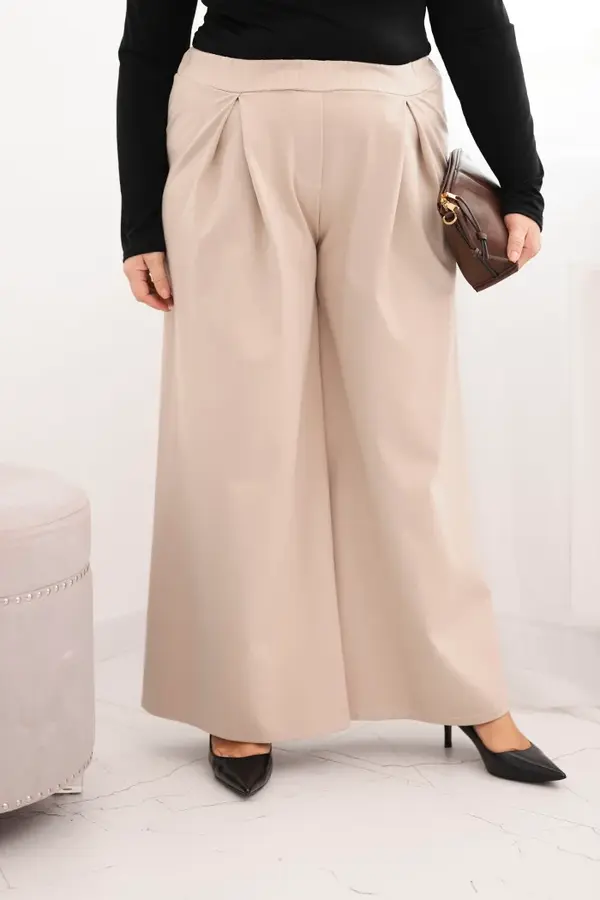 Kesi Włoski Plus size hlače širokih nogavica