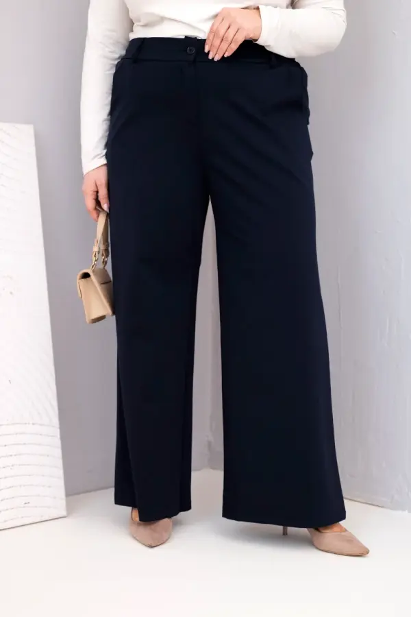 Kesi Włoski Plus size hlače visokog struka