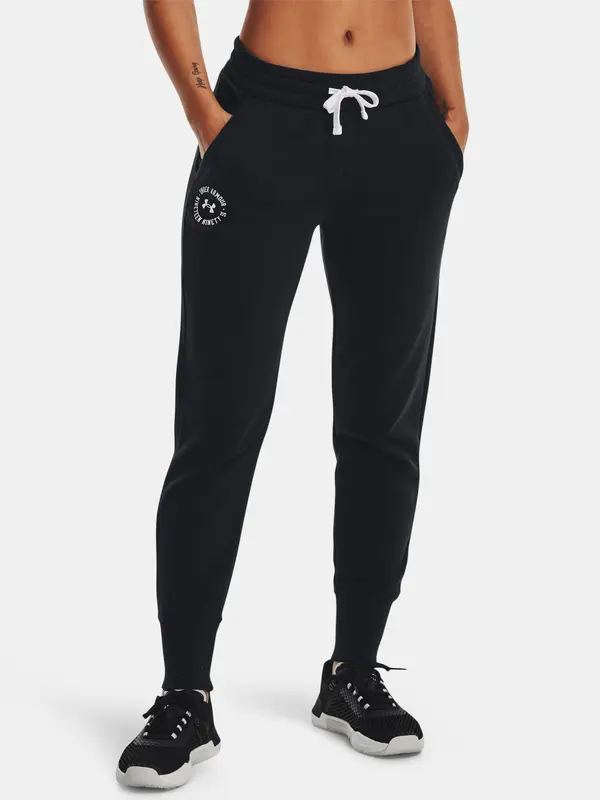 Under Armour Pod oklopnim hlačama suparnik runo Crest Joggers-BLK - Žene