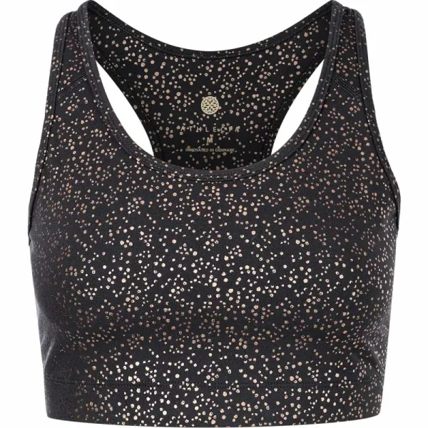 Endurance Podprsenka Endurance   AthleciFranz Deluxe Printed Sports Bra Dark