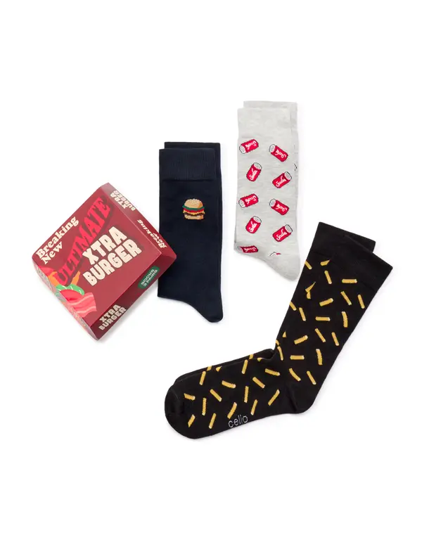 Celio Poklon set čarapa Celio Fast Food