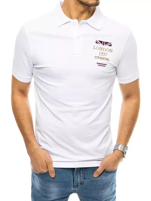DStreet Polo majica s bijelim vezom Dstreet