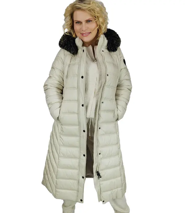 Pri Pri Long quilted winter warm coat with hood ARCTICA jacket
