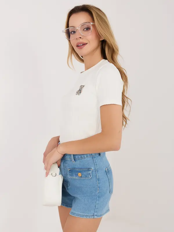 RELEVANCE Prugasta bluza u ekru boji