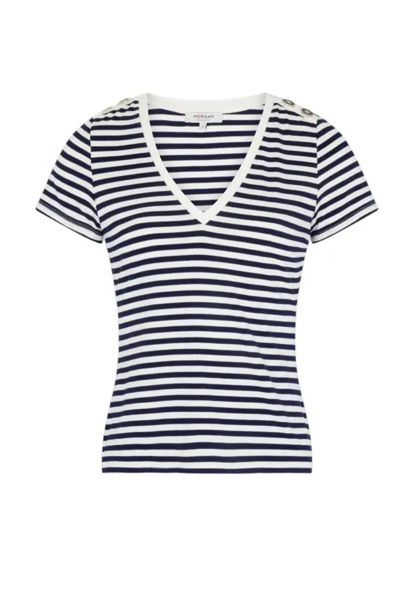 Morgan De Toi Prugasta majica kratkih rukava