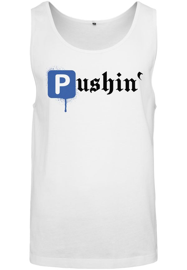 Mister Tee Pushin P Tank Top White