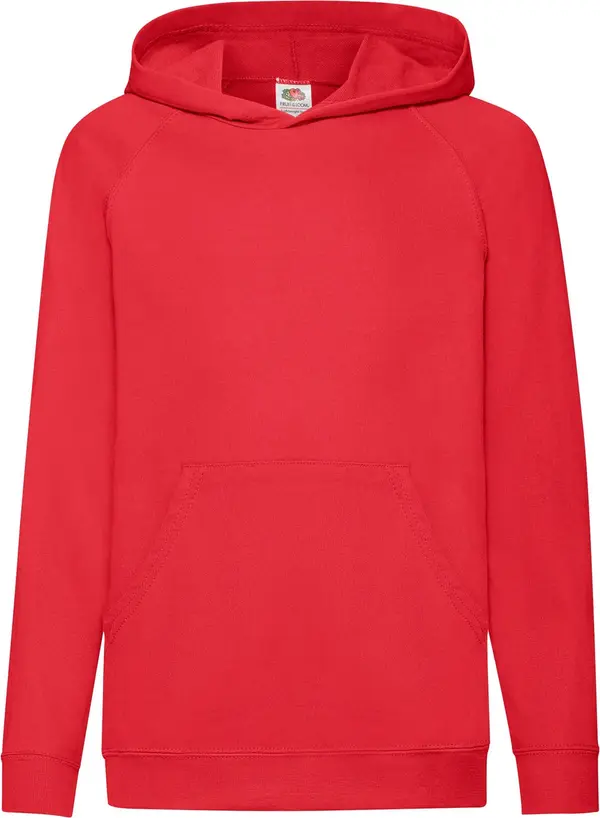 Fruit of the Loom Red children's hoodie Fruit of the Loom