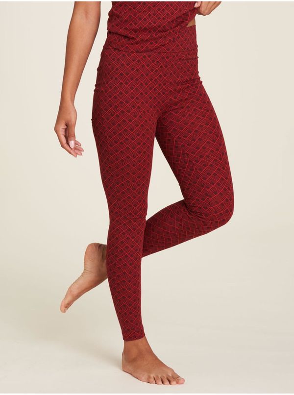 Tranquillo Red Patterned Women's Tranquillo Leggings - Women