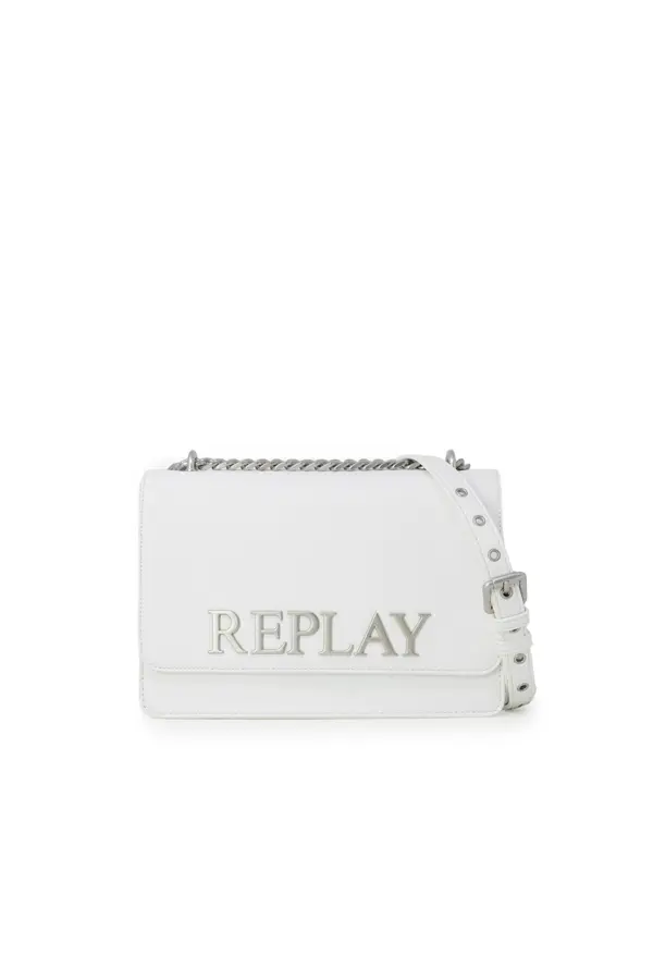 Replay Replay bijela torbica s lancem