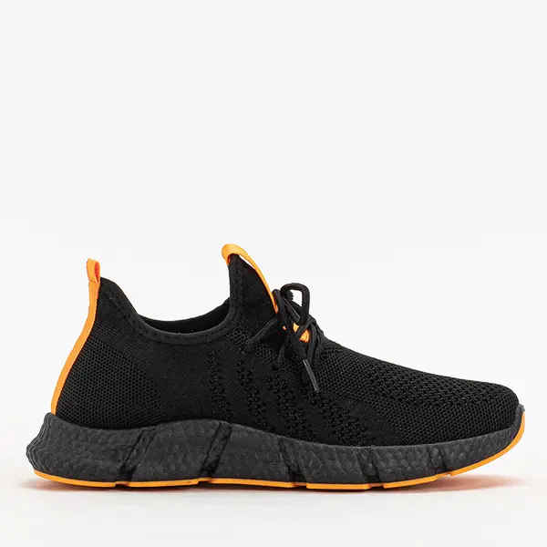 Resti Resti Black and orange women's sports shoes Bommgi - Footwear
