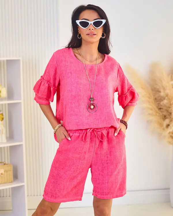 Resti Resti Cotton and linen summer women's set