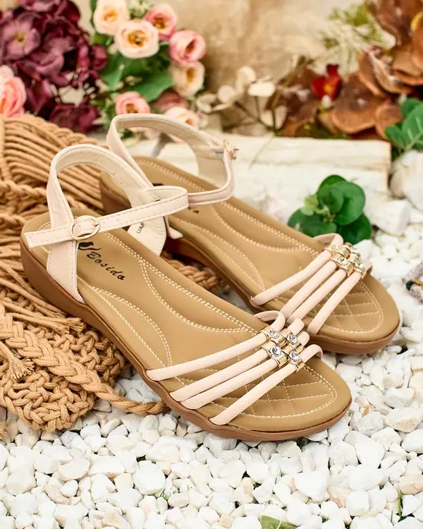 Resti Resti Decorated women's Sun Crusher sandals
