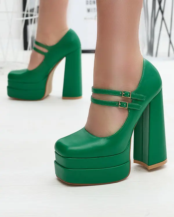 Resti Resti Green women's high stiletto pumps Edisa - Footwear